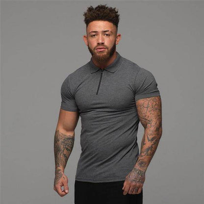 Buycenter Men's Fitness Tops - Striped Outdoor Sports Apparel for Comfort - Buy Center