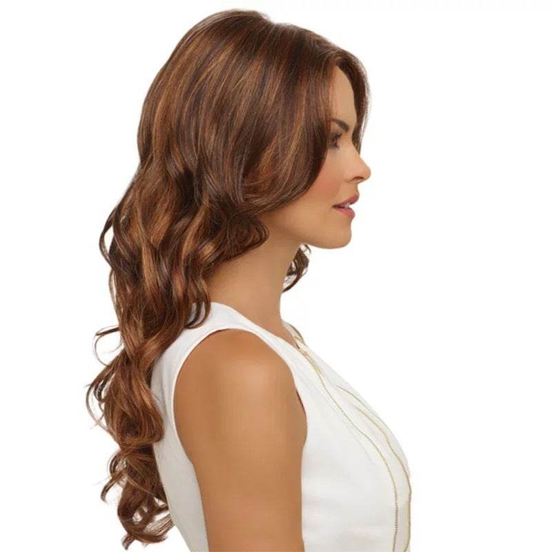Stylish Mid-Point Bangs Wigs - European & American Fashion for 2025 - Buy Center