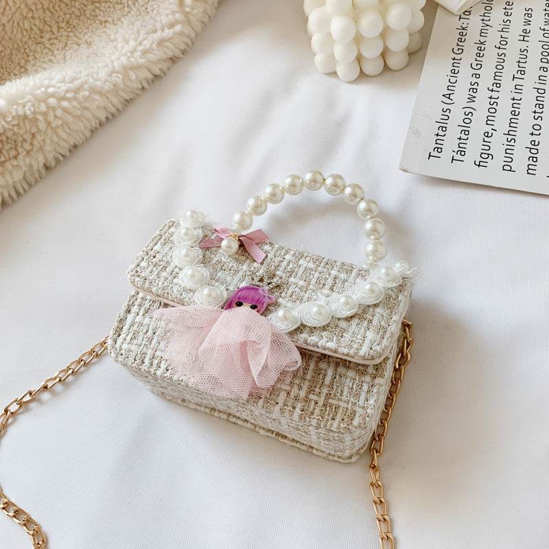 Girl's Pearl Handbag - Waterproof, Anti-Theft, Trendy Korean Design - Buy Center
