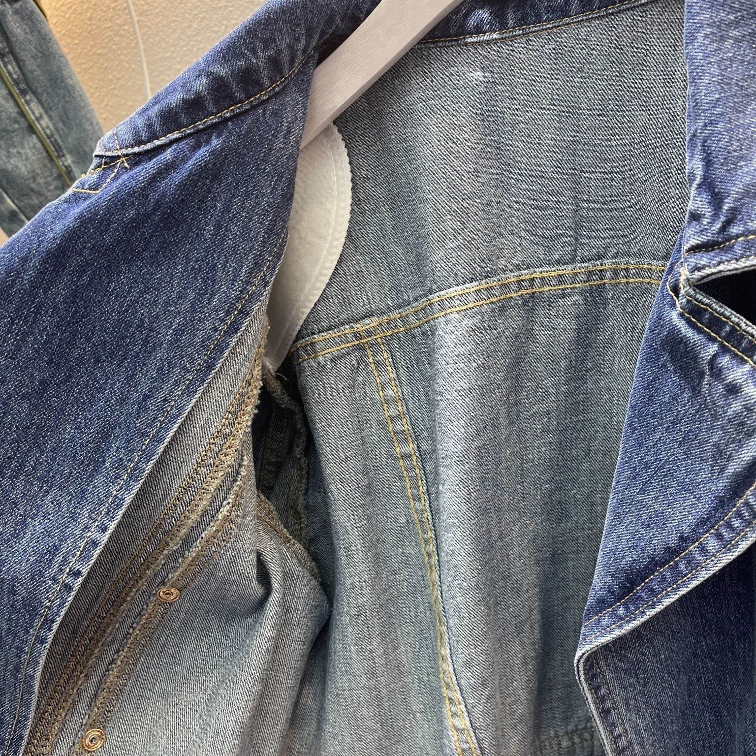 Popular Korean Style Denim Coat - Loose Fit Street Fashion Outerwear - Buy Center