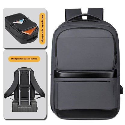 Men's Waterproof Computer Backpack - Large Capacity & Stylish Design - Buy Center