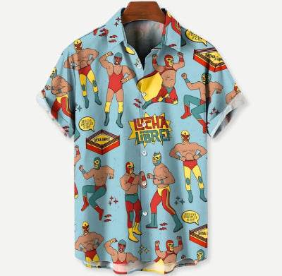 Casual 3D Hawaiian Shirt for Men - Vibrant Summer Floral Prints - Buy Center