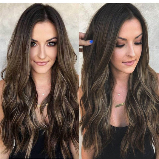 Ladies Big Wavy Long Curly Hair - Luxurious Synthetic Wig for Bold Style - Buy Center