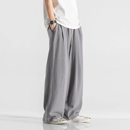 Lightweight Plus Size Harem Pants - Breathable Cotton-Linen Casual Style - Buy Center