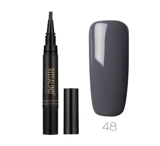 5ml Solid Color Nail Art Pen - Easy Application in 58 Vibrant Shades - Buy Center