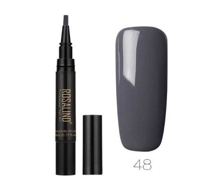 5ml Solid Color Nail Art Pen - Easy Application in 58 Vibrant Shades - Buy Center