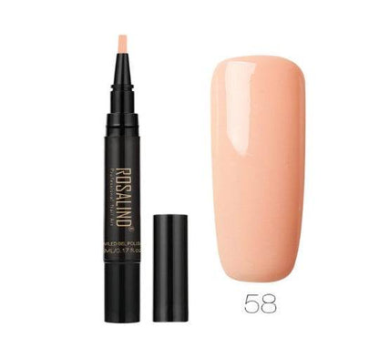 5ml Solid Color Nail Art Pen - Easy Application in 58 Vibrant Shades - Buy Center