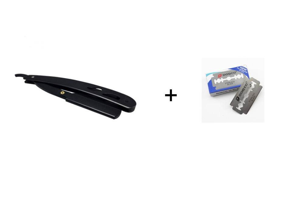 Premium Stainless Steel Razor - 10 Blades for Smooth and Precise Shaving - Buy Center