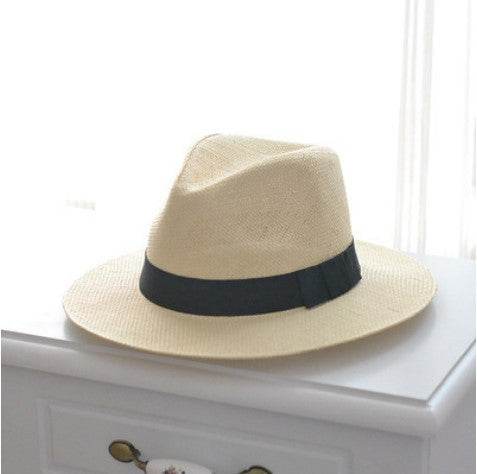 Buycenter Men's Straw Hat - Breathable Sun Shade for Casual Outdoor Wear - Buy Center