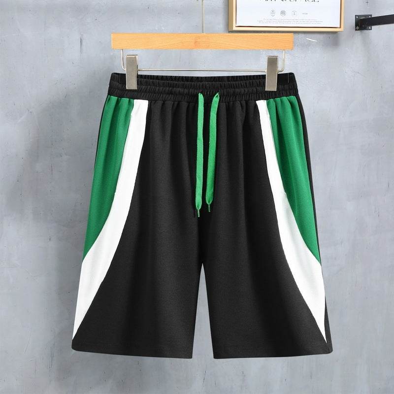 Trendy Summer Fat Man Suit for Men - Loose Fit Shorts & T-Shirt Set - Buy Center