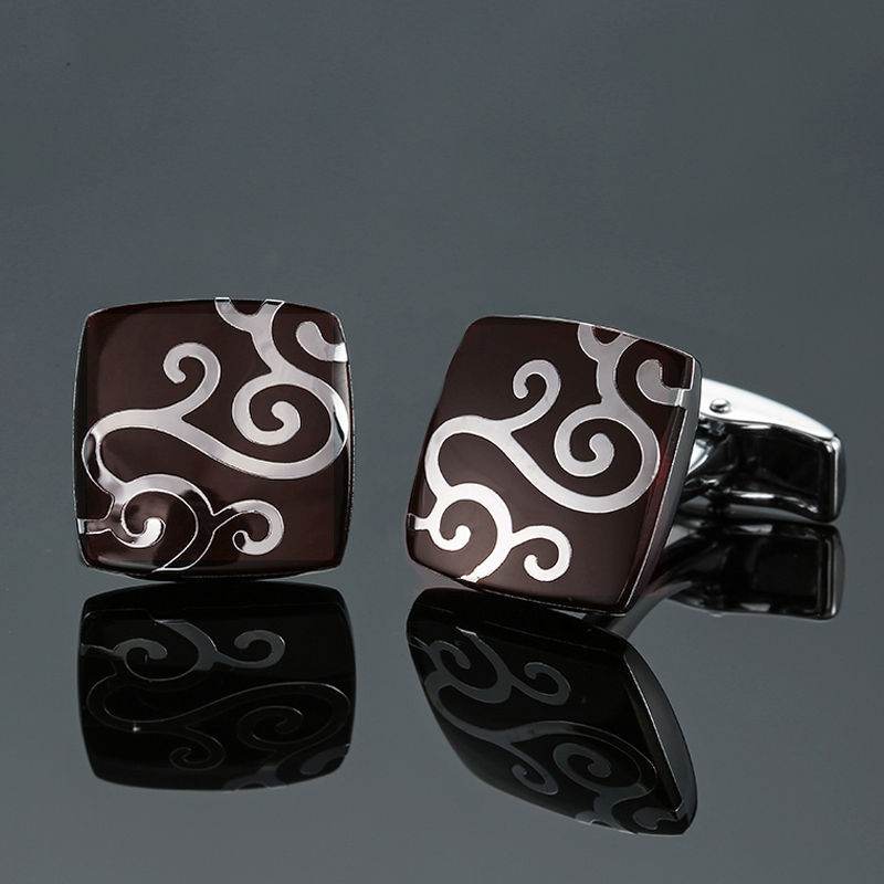 Grass Rose Gold & Silver Cufflinks - Premium Stylish Accessory for Anyone - Buy Center