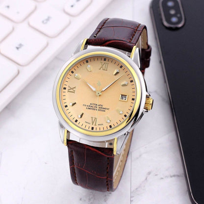 Buycenter Men's Transparent Skeleton Watch - Waterproof Mechanical Style - Buy Center
