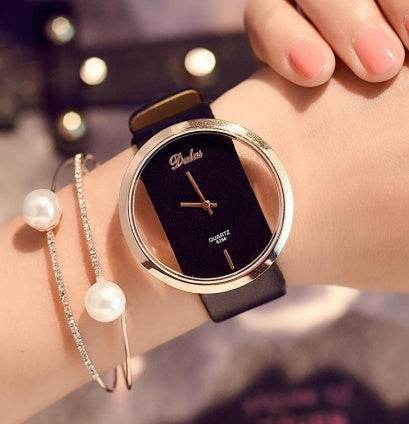 Buycenter Ladies Hollow Watch - Fashion Waterproof Quartz with Pin Buckle - Buy Center