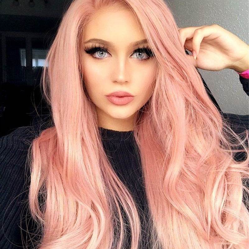 Long Curly Wig - 26-Inch High-Temperature Fiber for Natural Beauty - Buy Center