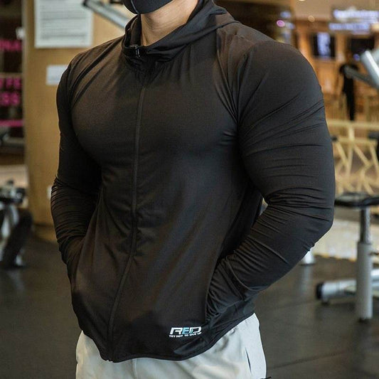 Men's Outdoor Quick-Drying Shirt - Sun-Proof Long Sleeve Fitness Wear - Buy Center