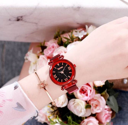 Buycenter Star Lazy Magnet Buckle Quartz Watch - 50mm Alloy Case - Buy Center