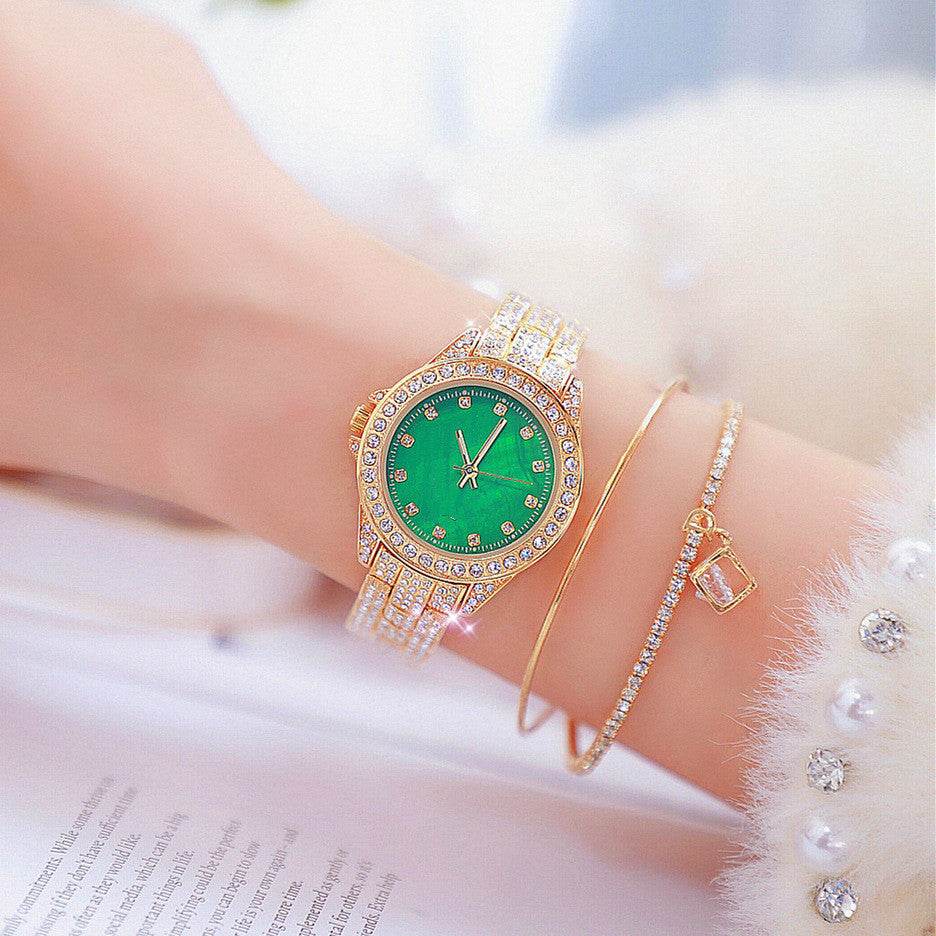 Buy Center Women's Diamond Watch - Elegant Dress Timepiece with Rhinestones - Buy Center