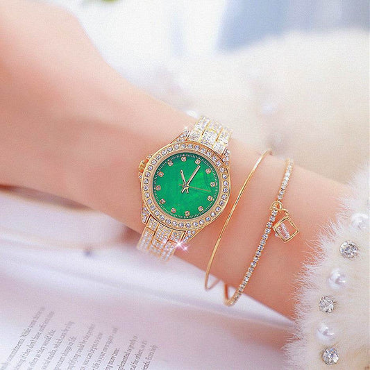 Buy Center Women's Diamond Watch - Elegant Dress Timepiece with Rhinestones - Buy Center