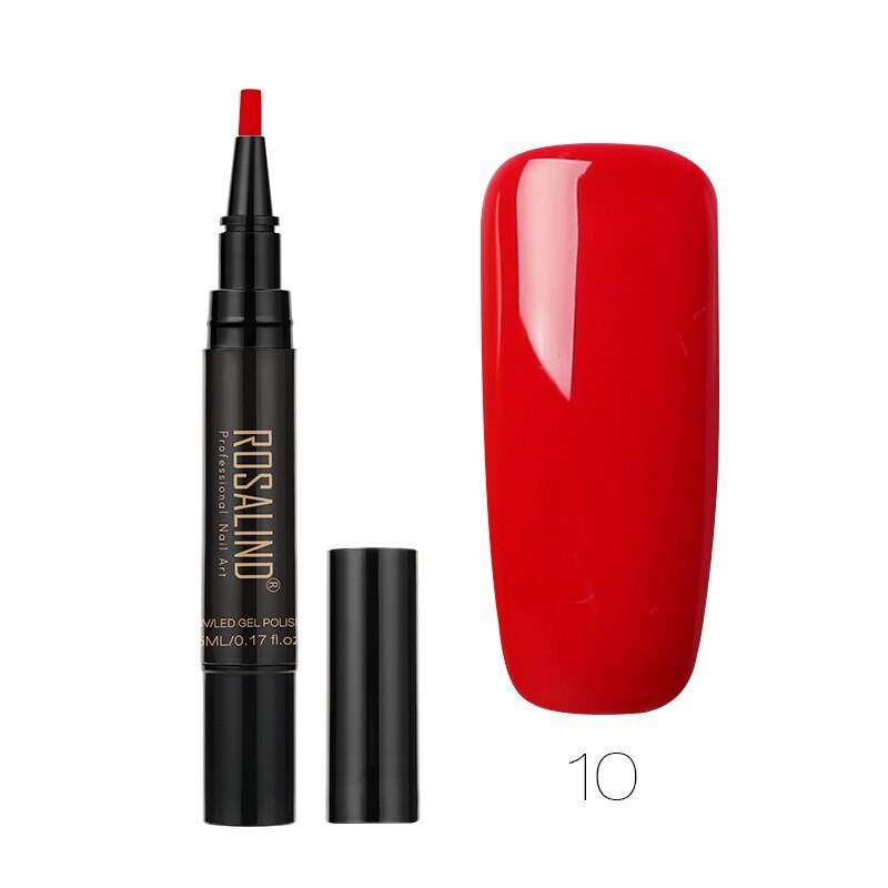 5ml Solid Color Nail Art Pen - Easy Application in 58 Vibrant Shades - Buy Center