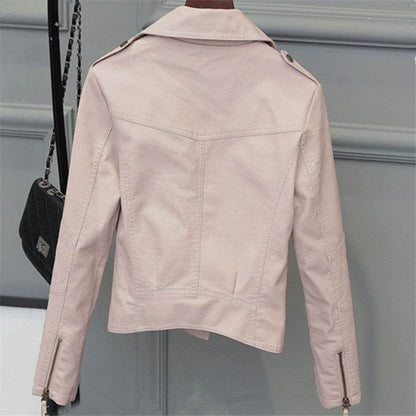 Buycenter Ladies Motorcycle Leather Jacket - Stylish & Versatile Options - Buy Center