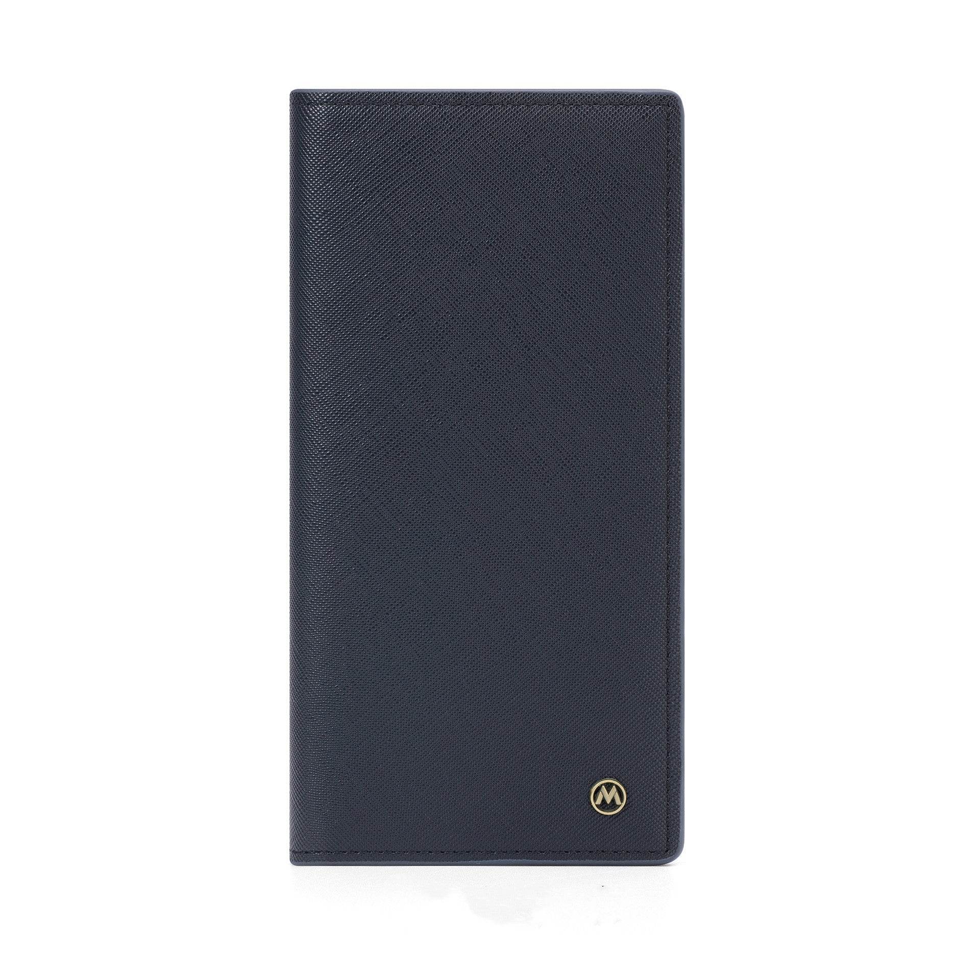 Men's Long Wallet - Stylish Cross Pattern, Ultra-Light and Wear-Resistant - Buy Center