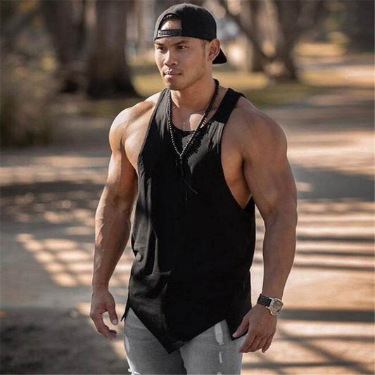 Casual Hip Hop Vest for Men - Trendy Geometric Design & Loose Fit - Buy Center