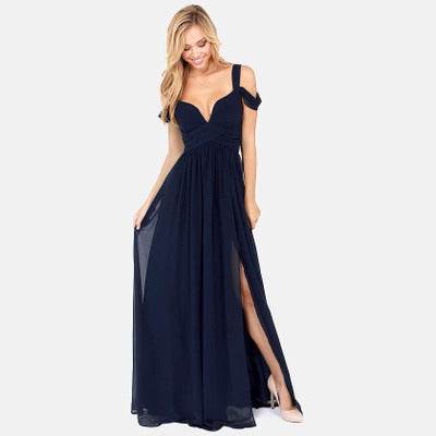 Elegant Long Greek Style Pleated Dress - Perfect for Special Occasions - Buy Center