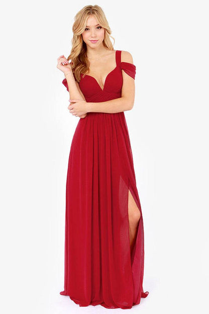 Elegant Long Greek Style Pleated Dress - Perfect for Special Occasions - Buy Center