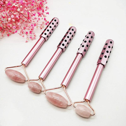 Natural Jade Massager Set - Facial Care for Radiant, Sculpted Skin - Buy Center