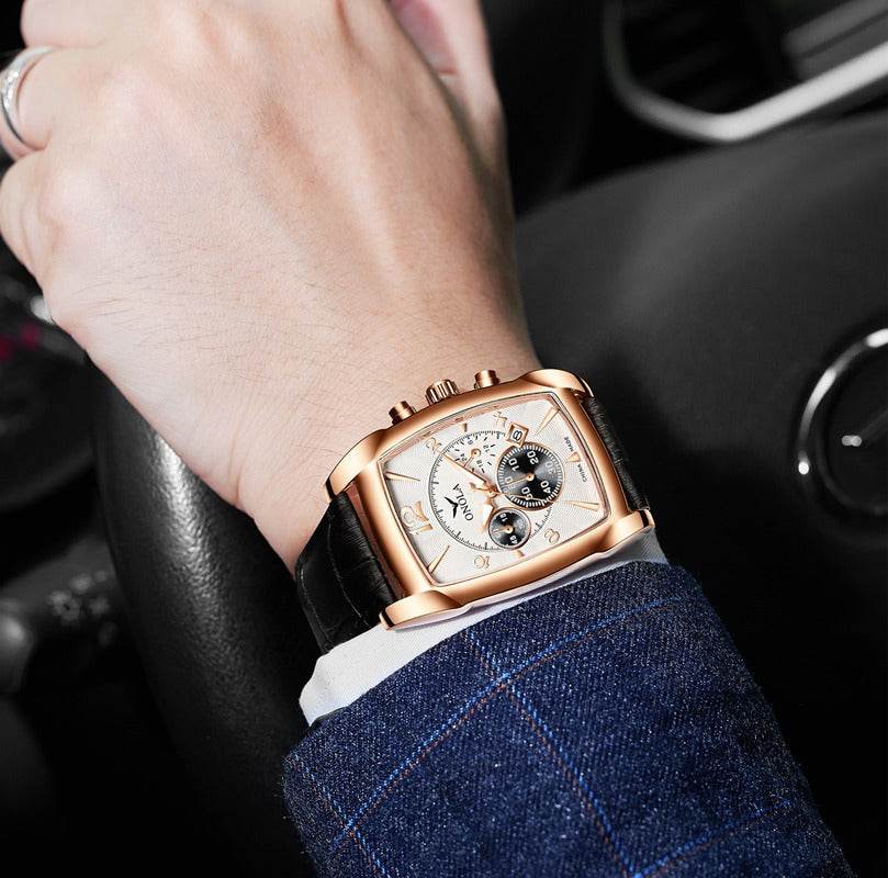 Buycenter Business Casual Men's Quartz Watch - Water Resistant, Fashionable Design - Buy Center
