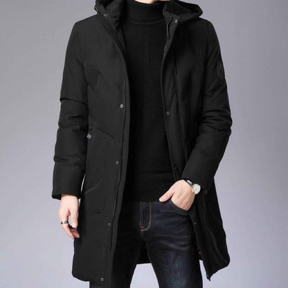 Versatile Hooded Coat for Men - Stylish, Baggy Fit, Durable Design
