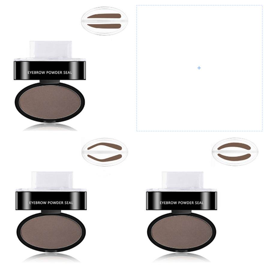 Eyebrow Powder Stamp Tint Kit - Quick Waterproof Makeup for All Skin Tones - Buy Center