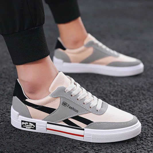 Buycenter Low-Top Canvas Sneakers - Stylish Vulcanize Shoes for Men - Buy Center