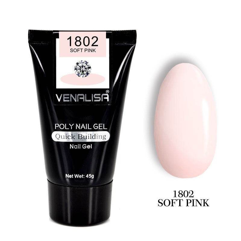 Venalisa Poly Nail Gel Kit - Flawless Nail Extensions at Home or Salon - Buy Center