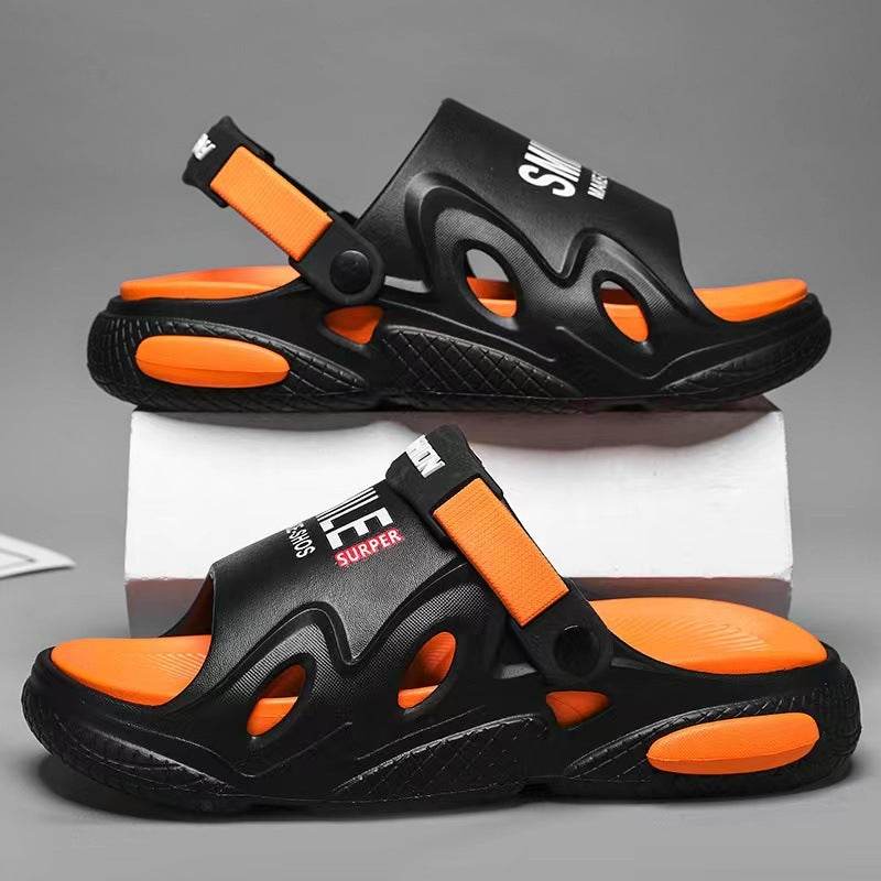Men's Casual Lightweight Two-Way Sandals - Comfortable Non-Slip Fit - Buy Center