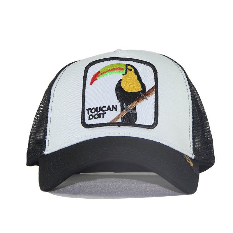 Buycenter Retro Cartoon Men's Cotton Mesh Hat - Animal Pattern Style - Buy Center