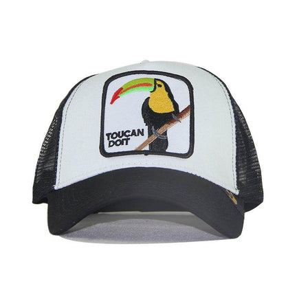 Buycenter Retro Cartoon Men's Cotton Mesh Hat - Animal Pattern Style - Buy Center