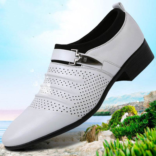 Buycenter Men's Breathable Pointed Toe Sandals - Casual Business Style - Buy Center