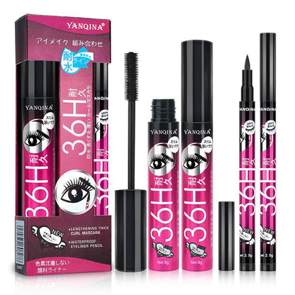 Eyeliner & Mascara Combo Set - Vibrant Colors for Trendy Makeup 2025 - Buy Center