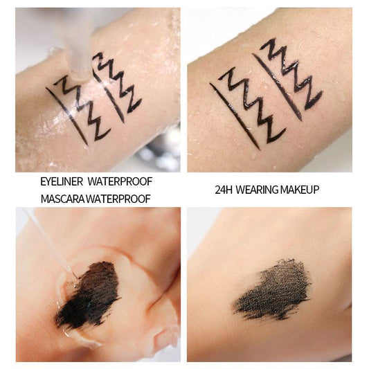 Eyeliner & Mascara Combo Set - Vibrant Colors for Trendy Makeup 2025 - Buy Center