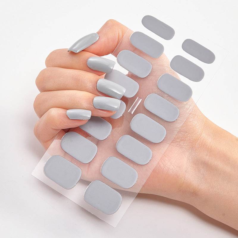 Waterproof Letter Color Nail Stickers - Long Lasting Stylish Designs - Buy Center
