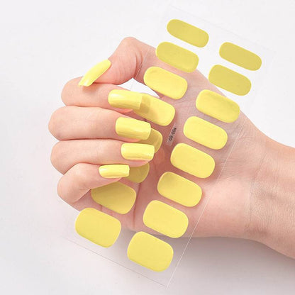 Waterproof Letter Color Nail Stickers - Long Lasting Stylish Designs - Buy Center