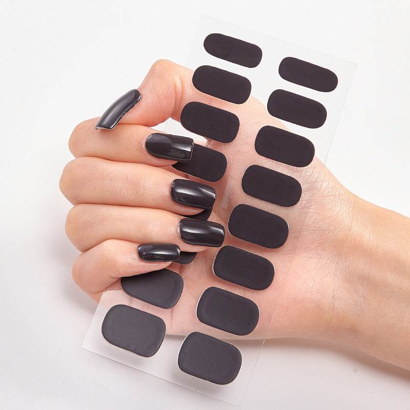 Waterproof Letter Color Nail Stickers - Long Lasting Stylish Designs - Buy Center