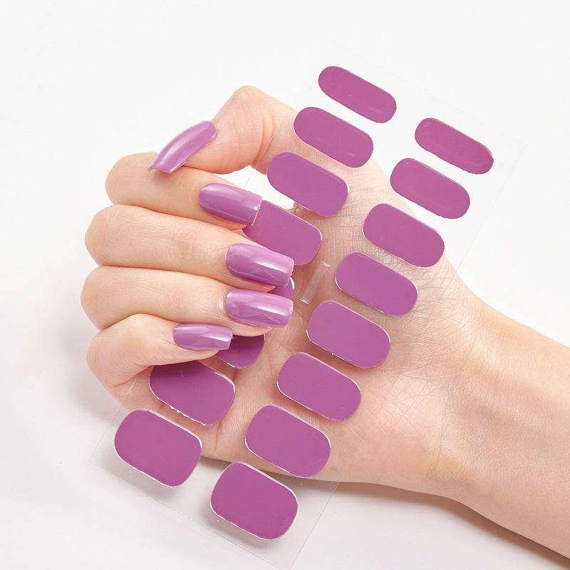 Waterproof Letter Color Nail Stickers - Long Lasting Stylish Designs - Buy Center