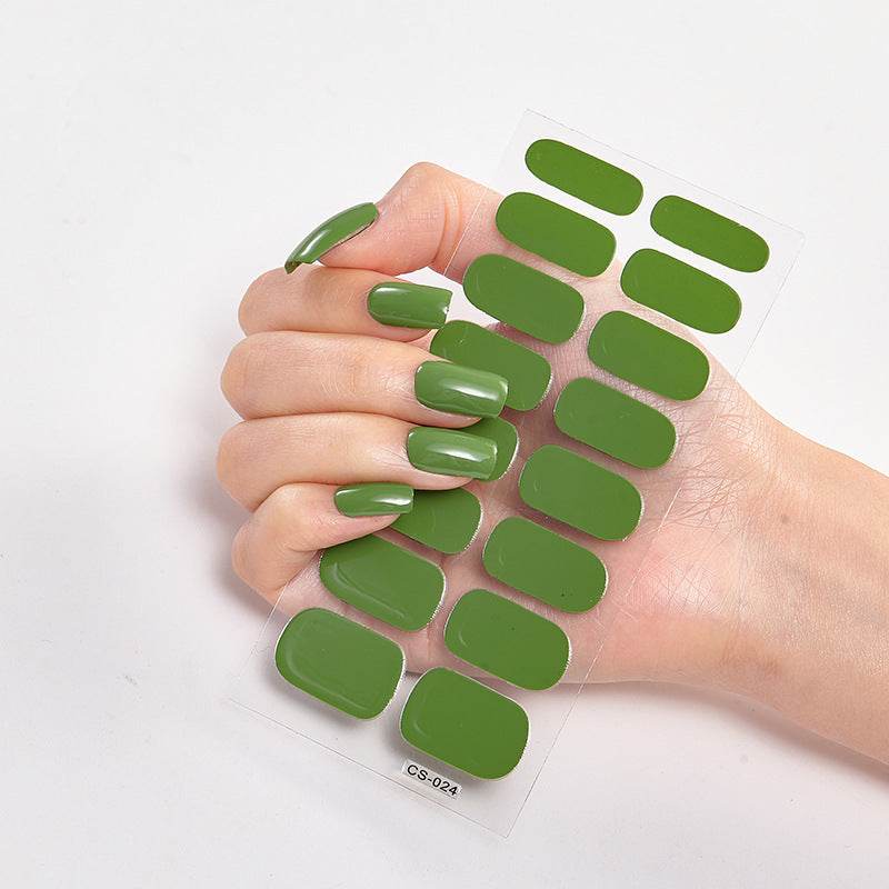 Waterproof Letter Color Nail Stickers - Long Lasting Stylish Designs - Buy Center