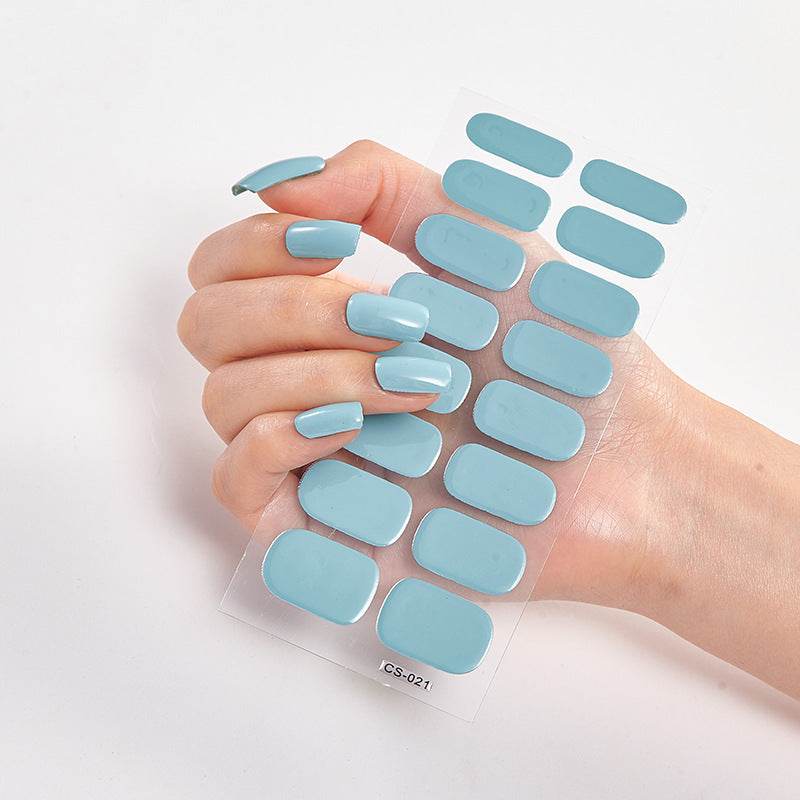 Waterproof Letter Color Nail Stickers - Long Lasting Stylish Designs - Buy Center