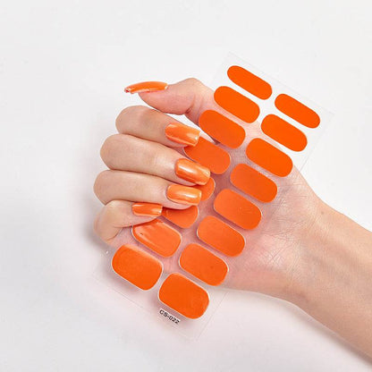 Waterproof Letter Color Nail Stickers - Long Lasting Stylish Designs - Buy Center