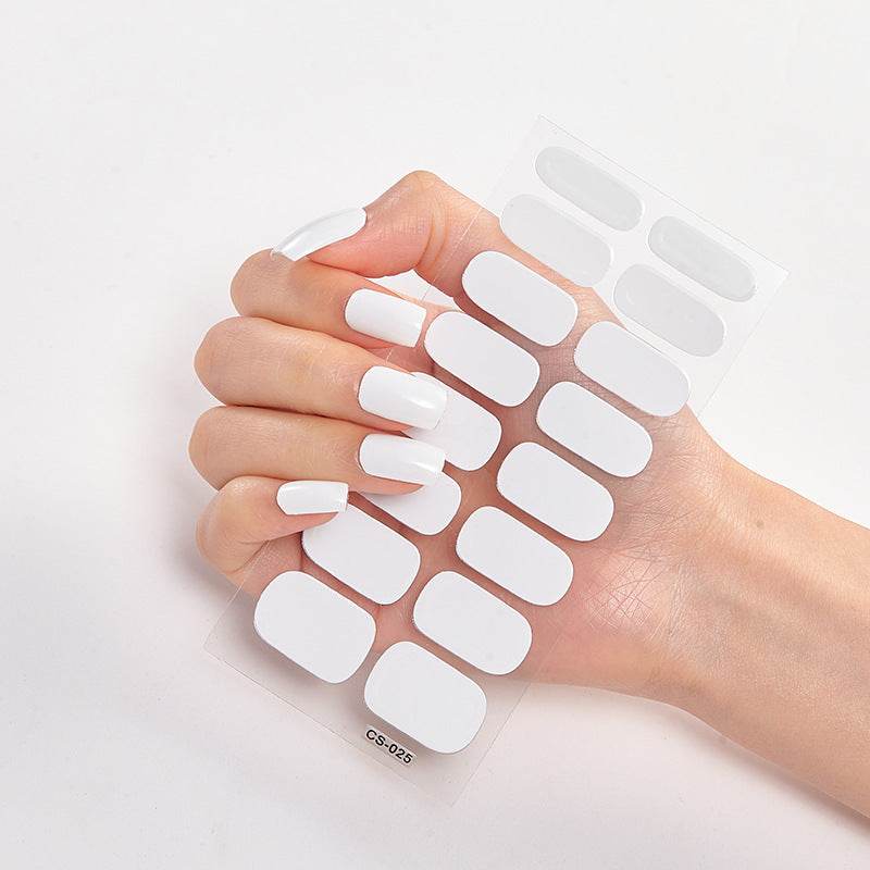 Waterproof Letter Color Nail Stickers - Long Lasting Stylish Designs - Buy Center