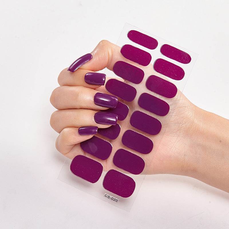 Waterproof Letter Color Nail Stickers - Long Lasting Stylish Designs - Buy Center