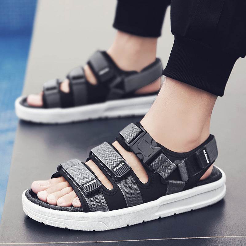 Buycenter Men's Non-Slip Sandals - Trendy Thick-Soled Beach Shoes - Buy Center